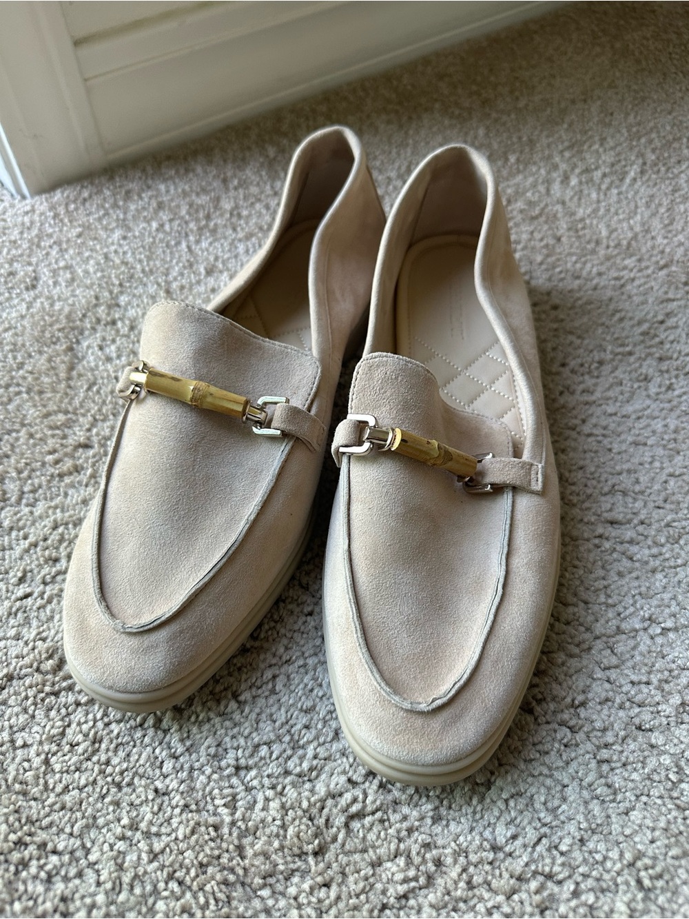 J. McLaughlin Reina Tan Suede Loafers
